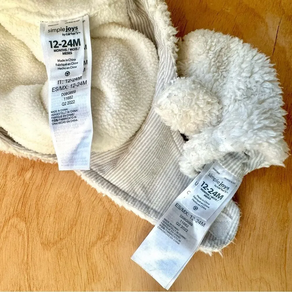 Simple Joys by Carter’s Sherpa Hat & Mittens Set | 12–24M